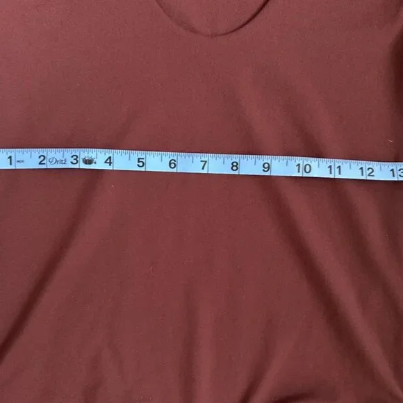 NWOT Nuuds Open Back Bodysuit Medium Black Cherry Slimming Bodycon Holiday Top - Picture 8 of 10